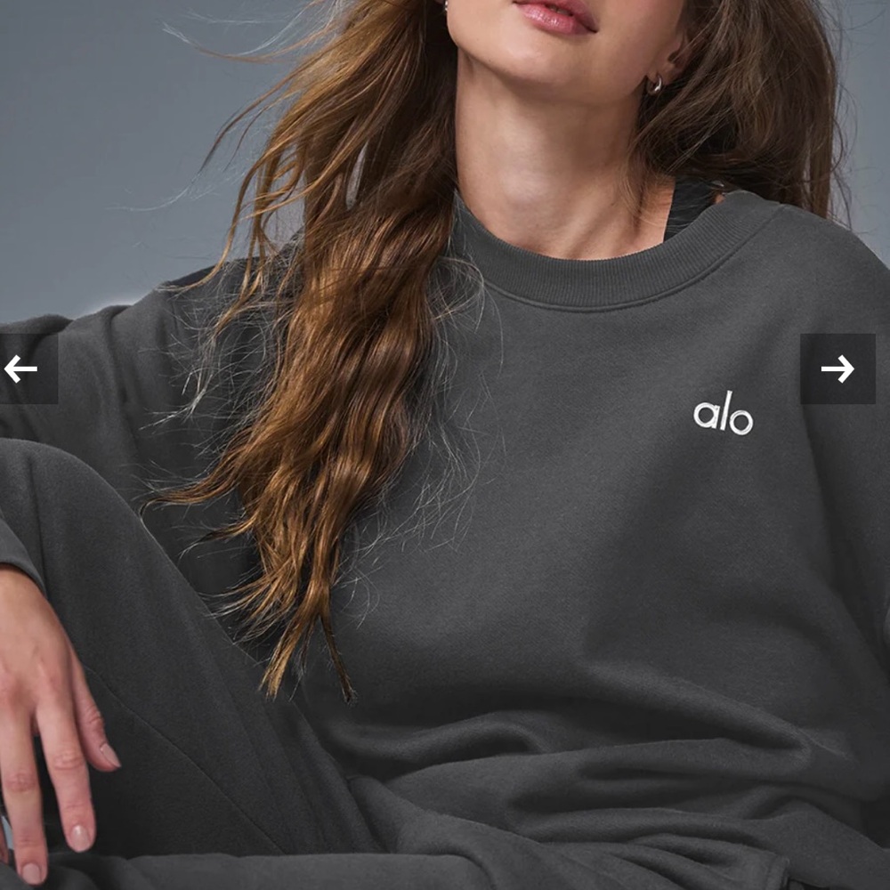 ALO Yoga Accolade crew neck   Sweatshirt - Picture 4 of 6